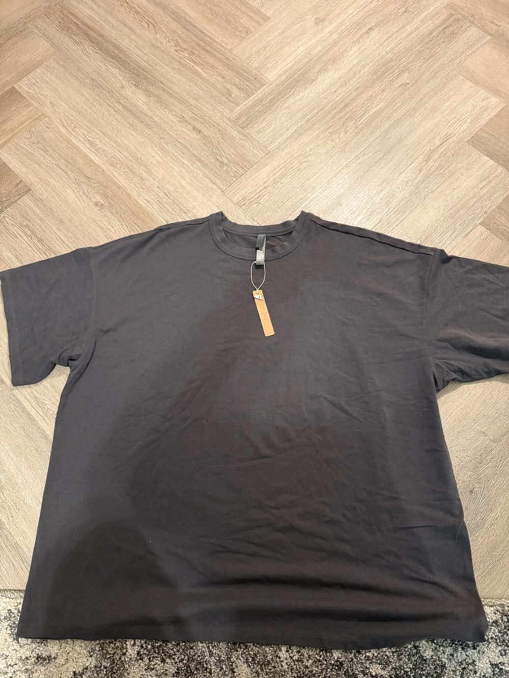 SKIMS Men's Black Short Sleeve Crew Tee